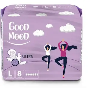 نوار بهداشتی گودمود اولترا بزرگ بستۀ 8 عددی