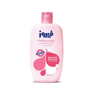 شامپو بدن فیروز حاوی گوار و گلیسیرین صورتی مناسب پوست حساس 450 میلی‌لیتر