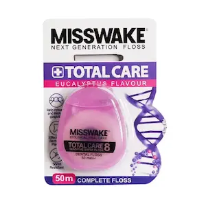  نخ دندان میسویک مدل TOTAL CARE 8 بستۀ ۵۰ متری