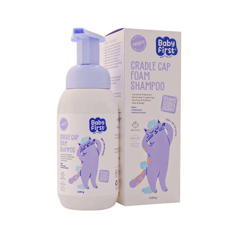 شامپو فوم نوزاد بیبی فرست وزن ۲۵۰ گرم