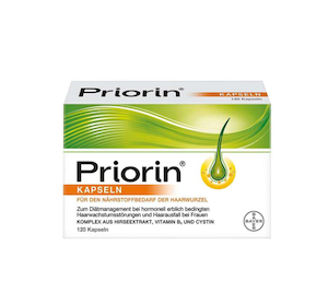 کپسول ضدریزش موی ارثی و هورمونی پریورین مدل Kapseln بستۀ 120 عددی