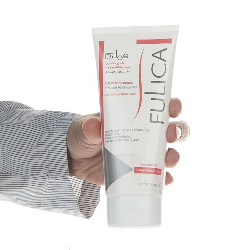 شامپو فولیکا مخصوص موهای مجعد و شکننده حجم ۲۰۰ میلی‌ لیتر