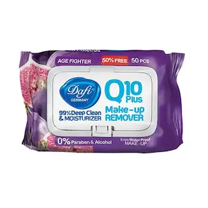 دستمال مرطوب دافی مدل Q10 PLUS بسته 50 عددی