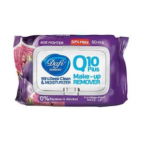 دستمال مرطوب دافی مدل Q10 PLUS بسته 50 عددی