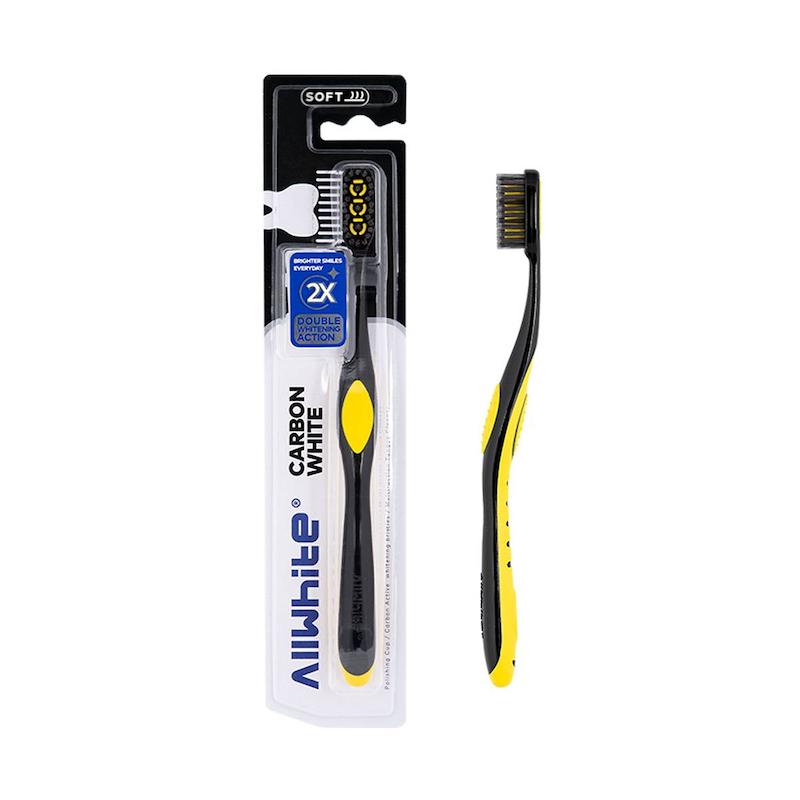مسواک ال وایت مدل Carbon White با برس نرم