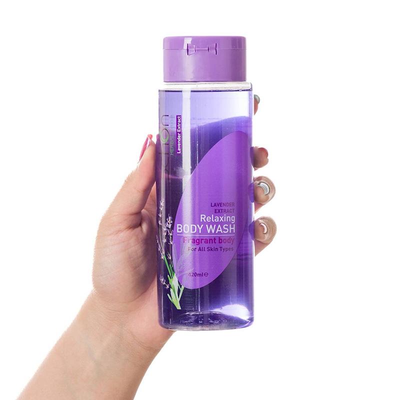 شامپو بدن شون مدل اسطوخودوس حجم 420 میلی لیتر