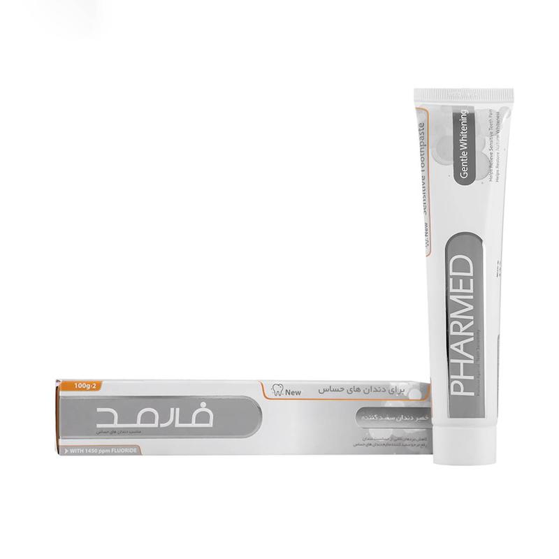 خمیردندان سفیدکنندۀ فارمد مخصوص دندان‌های حساس وزن 100 گرم