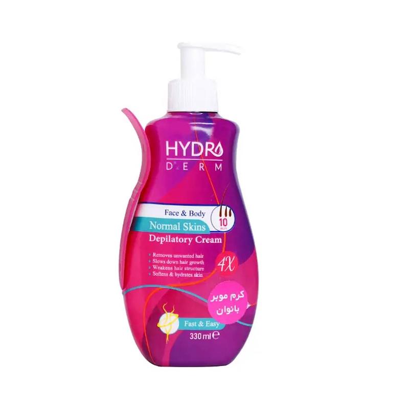 کرم موبر صورت و بدن بانوان هیدرودرم مناسب انواع پوست حجم ۳۳۰ میلی لیتر