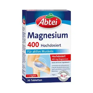 قرص منیزیم آبتی 400 میلی‌ گرم مدل Hochdosiet بستۀ 30 عددی