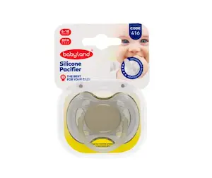 پستانک ارتودنسی النا لایت بیبی لند کد ۴۱۶ مخصوص ۶ تا ۱۸ ماهگی بستۀ ۱ عددی