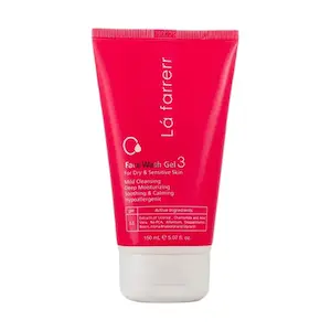 ژل شست‌وشوی صورت لافارر مدل 03 مناسب پوست‌های خشک و حساس حجم 150 میلی‌لیتر