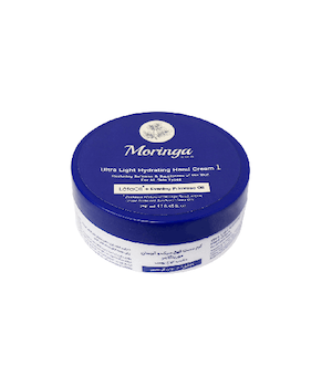 کرم دست فوق سبک و آبرسان مورینگا اِمو شمارۀ 1 حجم 250 میلی لیتر 
