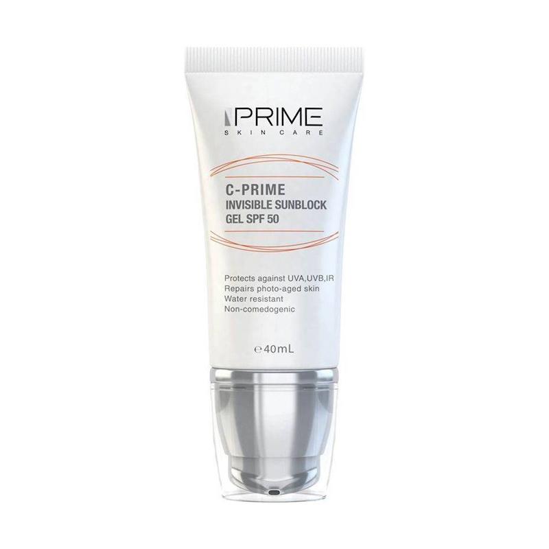 ژل ضدآفتاب پرایم مدل C Prime بی رنگ با SPF50 حجم 40 میلی لیتر