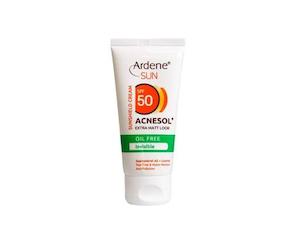 کرم ضدآفتاب فاقد چربی آردن بدون رنگ مخصوص پوست چرب و جوش‌دار دارای SPF50 حجم 50 میلی‌لیتر