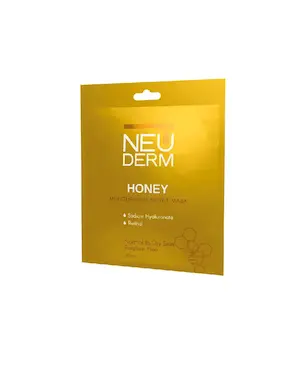 ماسک صورت ورقه‌ای نئودرم حاوی عصارۀ عسل بسته‌بندی تکی