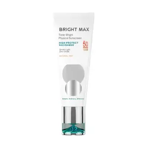 ضد آفتاب فیزیکال رنگی برایت مکس مدل Tone Bright با SPF 50 حجم 40 میلی لیتر