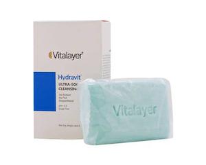 پن نرم‌کنندۀ ویتالیر مدل Hydravit مناسب پوست‌های حساس خشک و آسیب دیده وزن 100 گرم