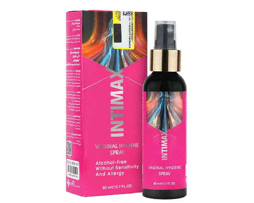 اسپری بهداشتی و خوشبو کننده واژینال اینتیمکس مناسب بانوان حجم 80 میلی لیتر رنگ صورتی