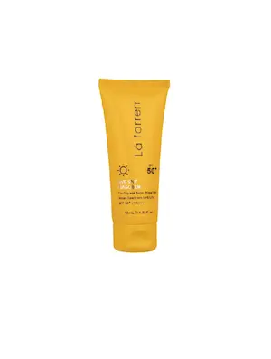 کرم ضدآفتاب لافارر بدون رنگ مخصوص پوست های چرب و مستعد آکنه دارای +SPF50 حجم 40 میلی لیتر