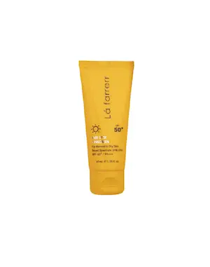 کرم ضدآفتاب لافارر بدون رنگ مخصوص پوست‌های خشک و معمولی دارای +SPF 50 حجم 40 میلی لیتر