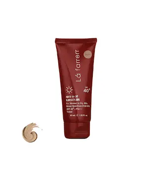 کرم ضدآفتاب لافارر مخصوص پوست خشک و معمولی دارای SPF40 حجم 40 میلی لیتر رنگ روشن 