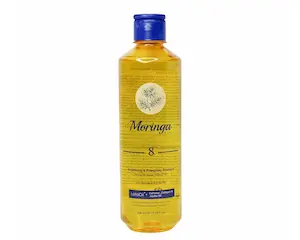 شامپو حجم‌دهنده و انرژی‌بخش مو مورینگا امو شمارۀ 8 مناسب موهای معمولی و نازک حجم 400 میلی لیتر