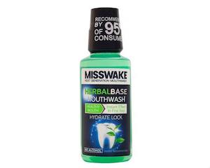 دهان‌شویۀ گیاهی میسویک مدل Herbal Base با رایحۀ گیاهی حجم 400 میلی لیتر