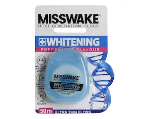 نخ دندان سفید‌کننده میسویک با طعم نعناع فلفلی طول 50 متر