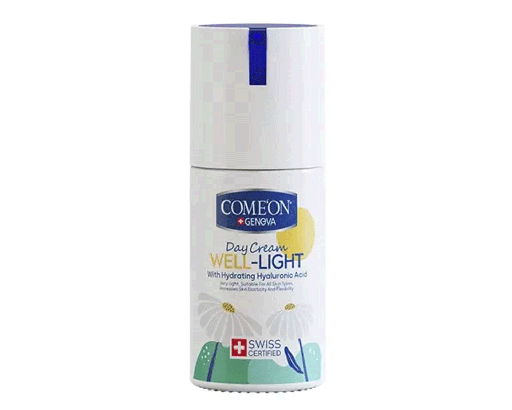 کرم آبرسان مخصوص روز کامان مدل Well-Light مناسب انواع پوست حجم 100 میلی لیتر