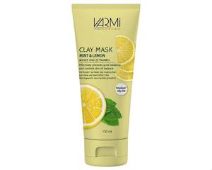 ماسک خاک رسی نعناع و لیمو وارمی مناسب پوست‌های چرب و مستعد جوش حجم 150 میلی لیتر