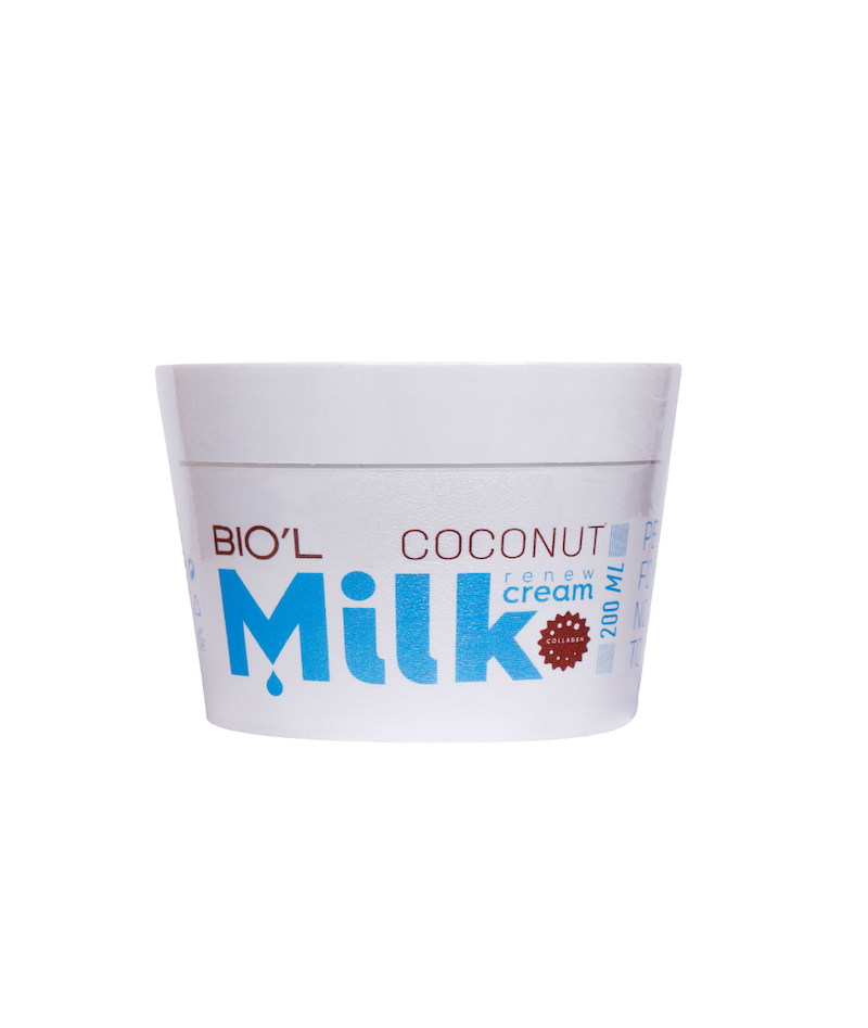کرم مرطوب کننده بیول مدل Coconut Milk حاوی شیر و نارگیل مناسب پوست نرمال تا خشک حجم ۲۰۰ میلی لیتر