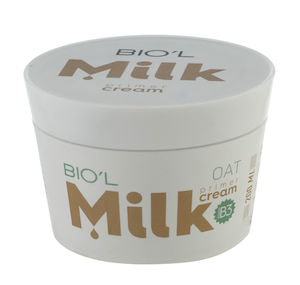 کرم نرم کنندۀ پوست بیول مدل  Milk And Oat حاوی شیر و جو حجم ۲۰۰ میلی لیتر