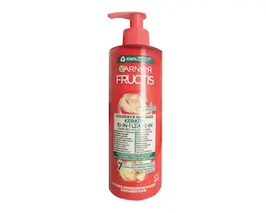 کرم مو گارنیر مدل Fructis 10 in 1  مدل GOOD BY DAMAGE حجم 400 میلی لیتر مناسب موهای آسیب‌دیده با رایحۀ گلی