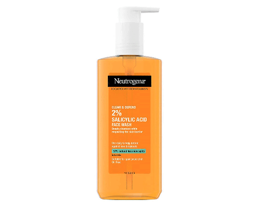 ژل شستشوی صورت سالیسیلیک اسید نوتروژینا مناسب پوست‌های چرب، مختلط و مستعد آکنه حجم 200 میلی لیتر