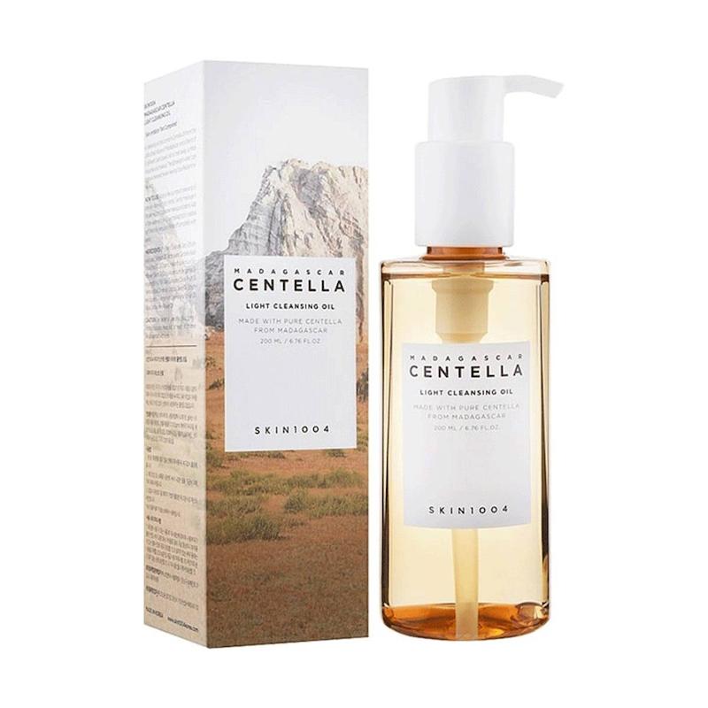 روغن پاک‌کنندۀ ماداگاسکار سنتلا اسکین 1004 مناسب پوست‌های حساس مدل PURE CENTELLA حجم 200 میلی لیتر