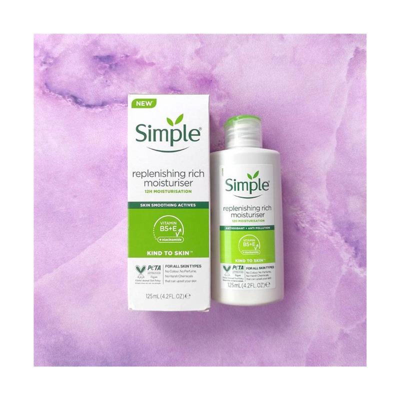 کرم آبرسان و مرطوب کنندۀ سیمپل مدل Rich حجم 125 میلی لیتر
