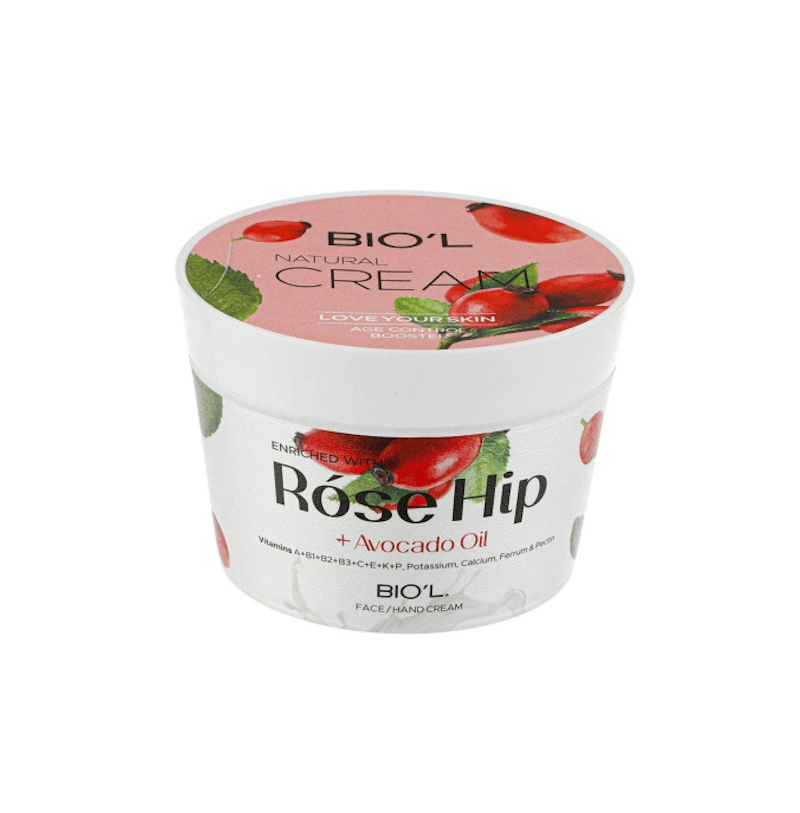 کرم مرطوب کننده بیول مدل Rose Hip  حاوی عصاره رُزهیپ و روغن آووکادو حجم 200 میلی لیتر 
