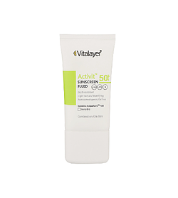 فلوئید ضدآفتاب پوست چرب ویتالیر دارای +SPF50 حجم ۵۰ میلی لیتر بدون رنگ در فروشگاه آنلاین هرلایف