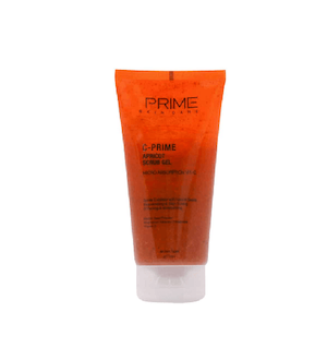 ژل اسکراب پاک کنندۀ زردآلو پرایم حاوی ویتامین ث حجم 175 میلی لیتر