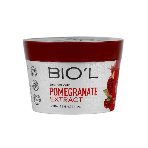 ماسک مو بیول حاوی عصارۀ انار مخصوص موهای رنگ‌شده حجم 200 میلی لیتر