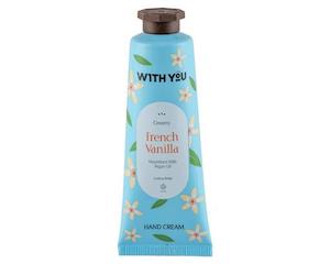 کرم مرطوب‌کنندۀ دست ویت یو با عصارۀ وانیل و روغن آرگان مناسب پوست‌های خشک حجم 50 میلی لیتر