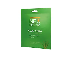 ماسک صورت نئودرم با رایحۀ  آلوئه‌ ورا حجم ۲۵ میلی‌ لیتر