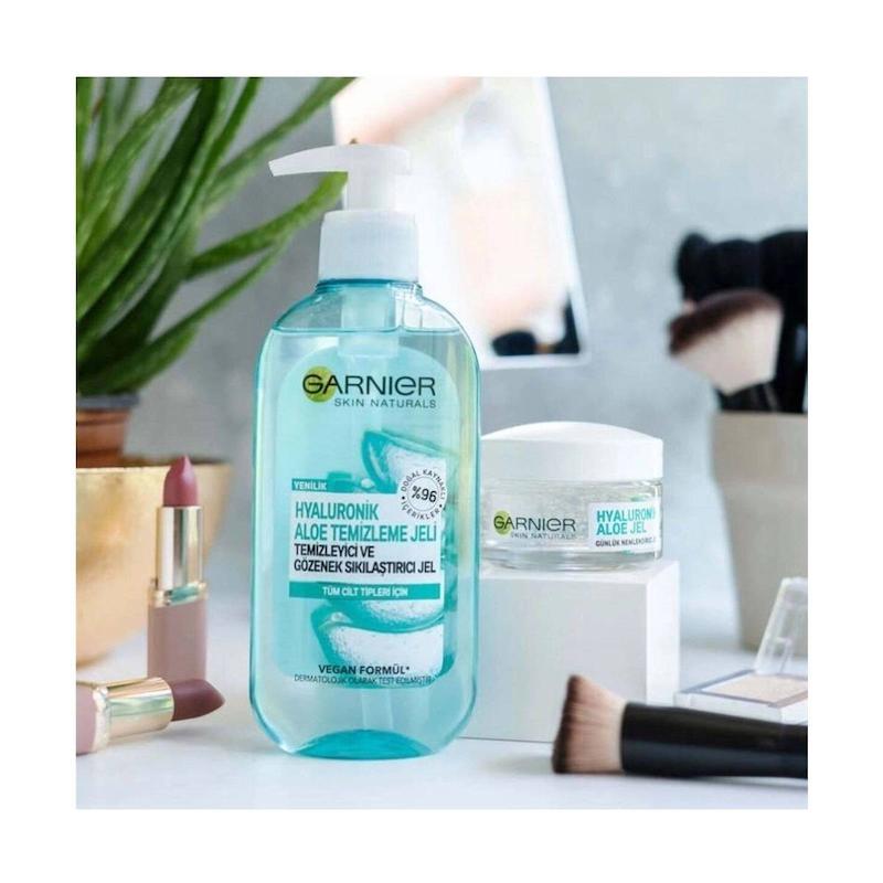 ژل شستشوی صورت گارنیر مدل ALEO  مناسب پوست‌های معمولی و مختلط حجم 200 میلی لیتر
