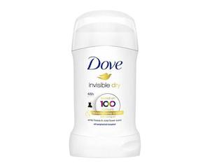 دئودورانت ضدتعریق زنانه داو مدل Invisible Dry مناسب انواع پوست با رایحۀ گل بنفشه و فریزیا حجم 40 میلی لیتر