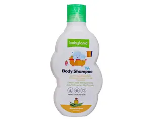 شامپو بدن کودک بیبی لند حاوی گلیسیرین و عصارۀ گوار حجم 200 میلی لیتر