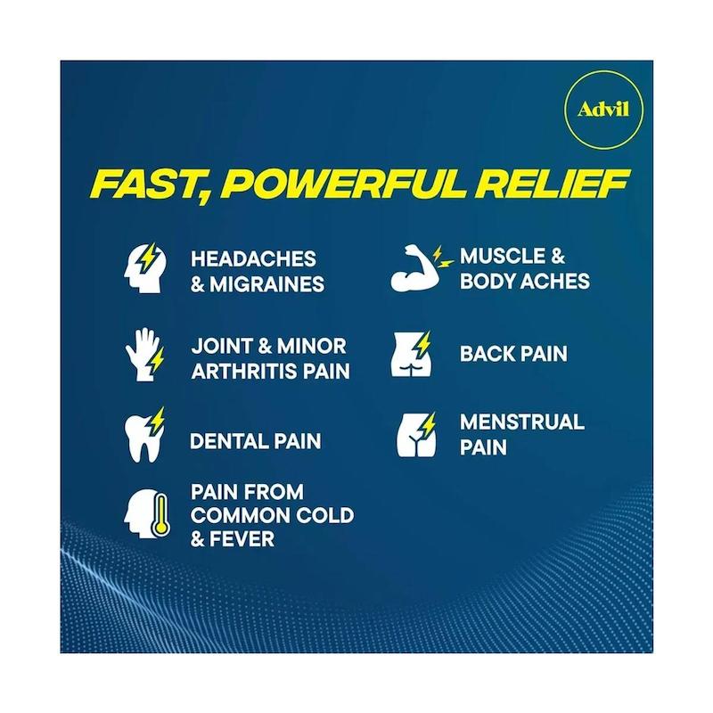 قرص ادویل مدل Liqui Gels بستۀ 120 عددی