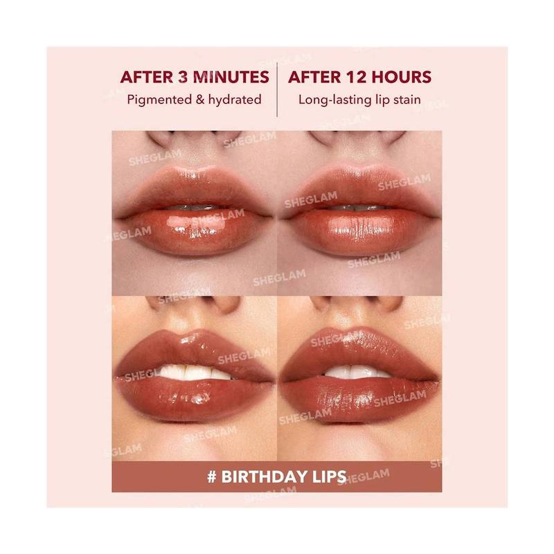 تینت لب شیگلم مدل Take A Hint رنگ Birthday lips