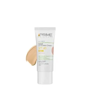 کرم ضدآفتاب پرایم بژ روشن مخصوص پوست مختلط تا چرب دارای SPF60 حجم 40 میلی لیتر 