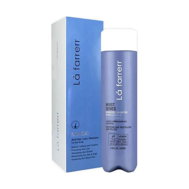 شامپو ضدریزش مو لافارر مدل MINOXI مناسب موهای خشک حجم 250 میلی لیتر