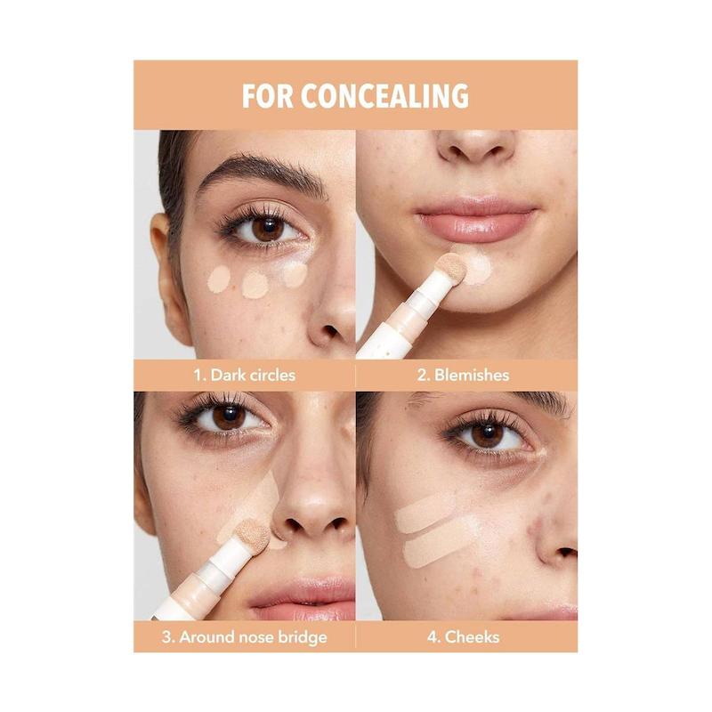 کانسیلر سر اسفنجی شیگلم مدل COMPLEXION BOOST رنگ NUDE